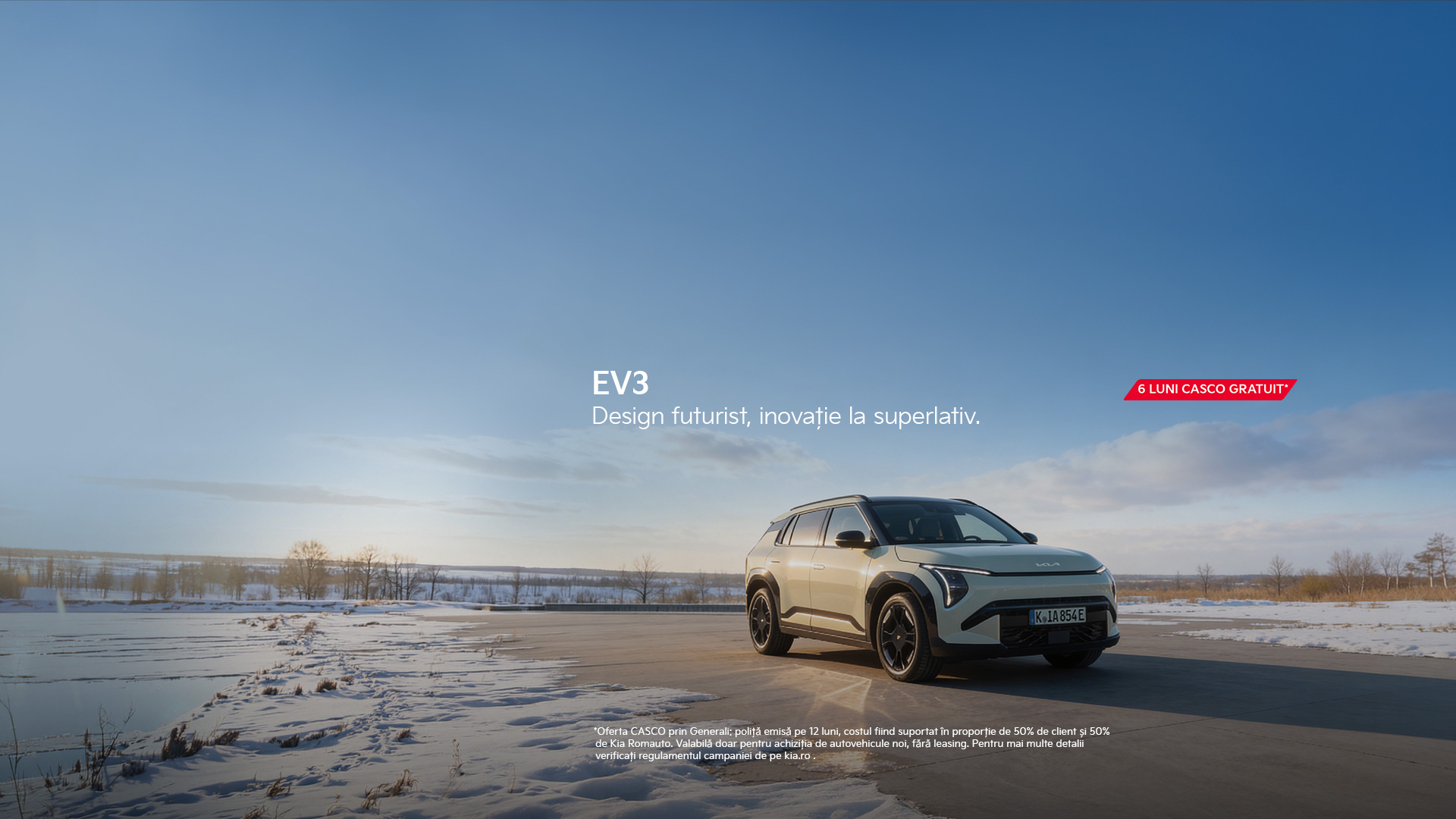 Kia EV3 - 6 luni CASCO gratuit