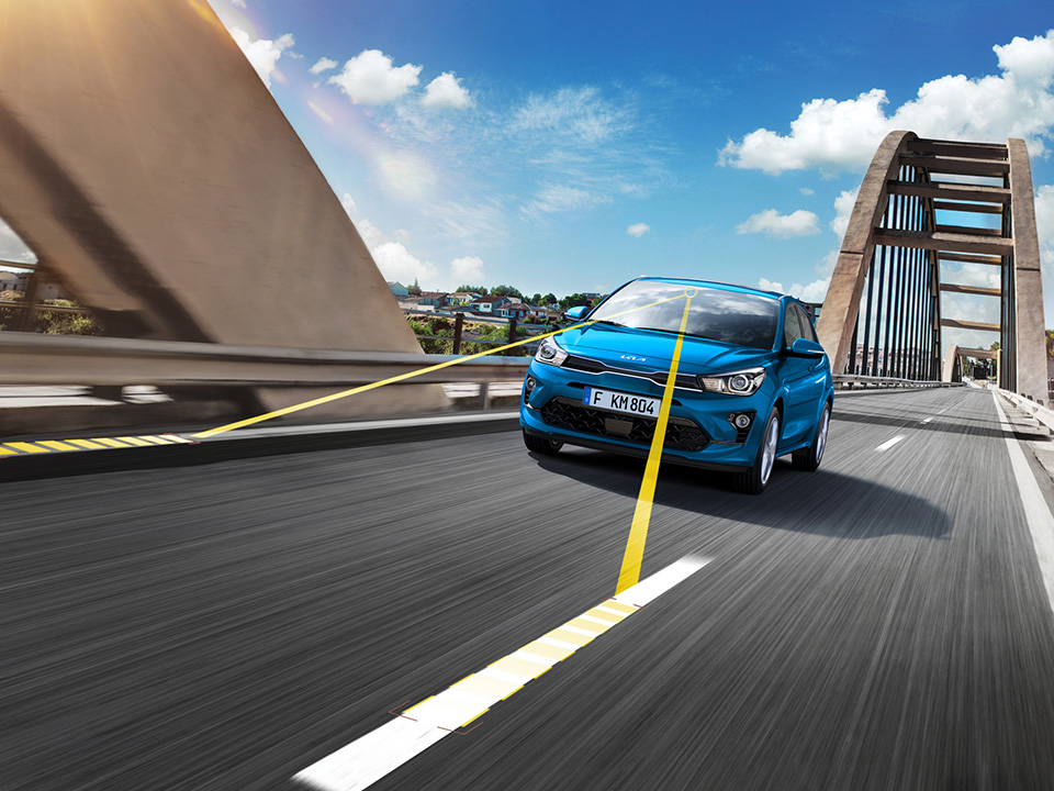 Sistem avertizare depășire linie continuă